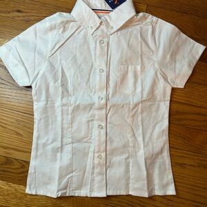 French Toast White Button Down Kids Shirt